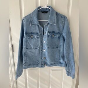 Baccini Women's Classic Blue Jean Jacket